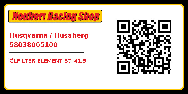 Husqvarna / Husaberg 58038005100