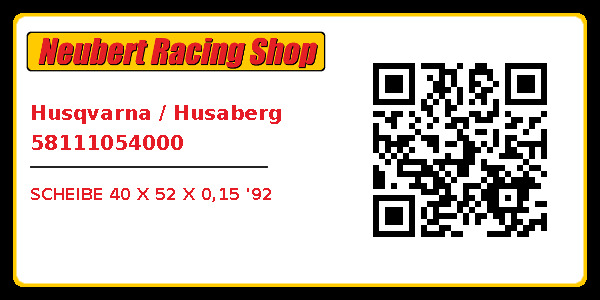 Husqvarna / Husaberg 58111054000