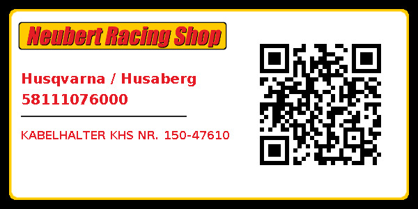 Husqvarna / Husaberg 58111076000