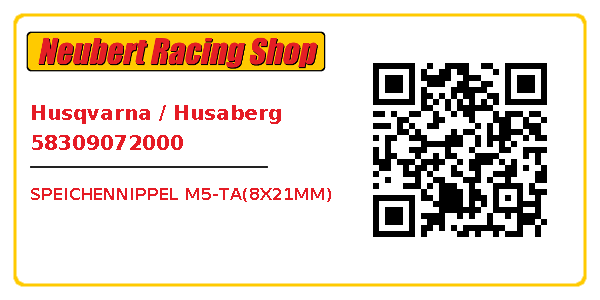 Husqvarna / Husaberg 58309072000