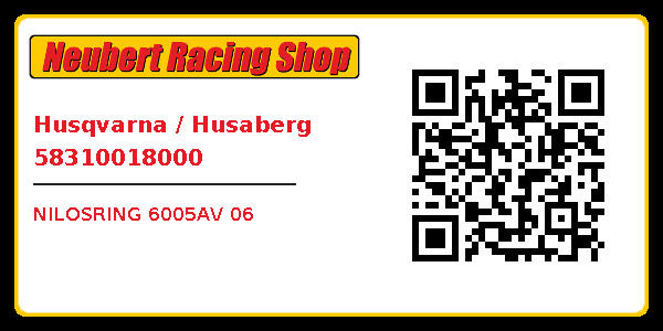 Husqvarna / Husaberg 58310018000