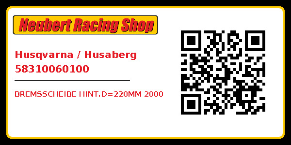 Husqvarna / Husaberg 58310060100