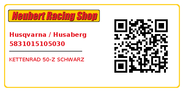 Husqvarna / Husaberg 5831015105030