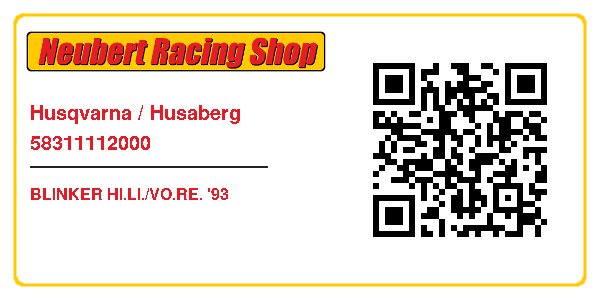 Husqvarna / Husaberg 58311112000