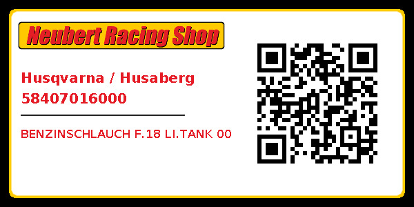 Husqvarna / Husaberg 58407016000