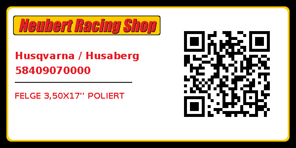 Husqvarna / Husaberg 58409070000