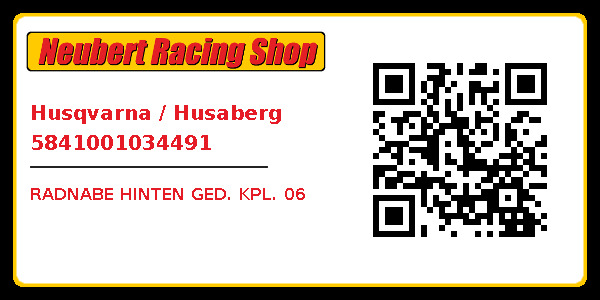 Husqvarna / Husaberg 5841001034491