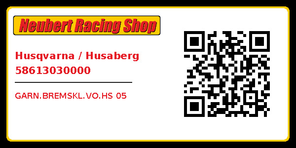 Husqvarna / Husaberg 58613030000