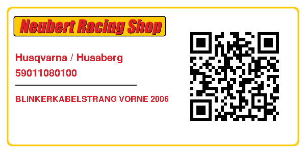 Husqvarna / Husaberg 59011080100