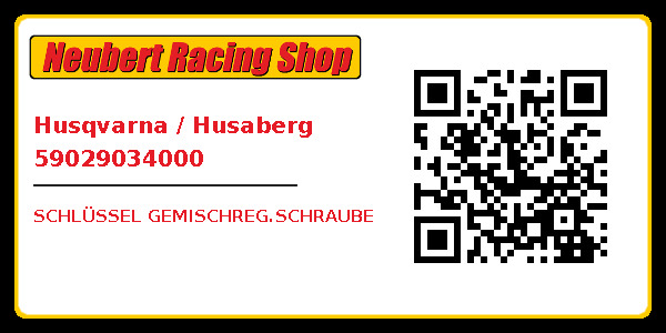 Husqvarna / Husaberg 59029034000
