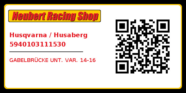 Husqvarna / Husaberg 5940103111530