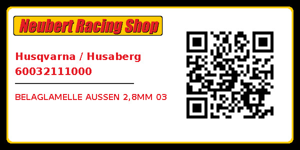 Husqvarna / Husaberg 60032111000