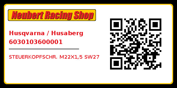 Husqvarna / Husaberg 6030103600001