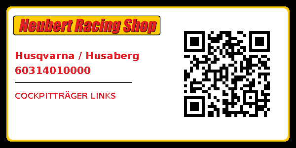 Husqvarna / Husaberg 60314010000