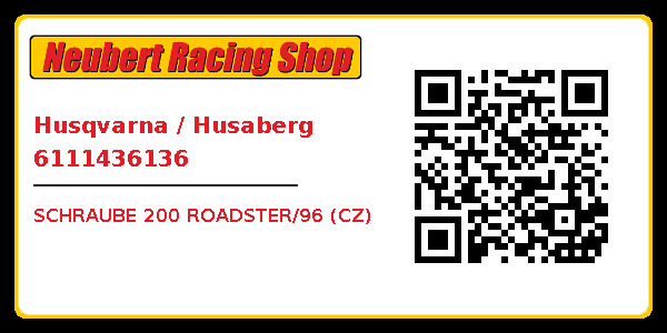 Husqvarna / Husaberg 6111436136