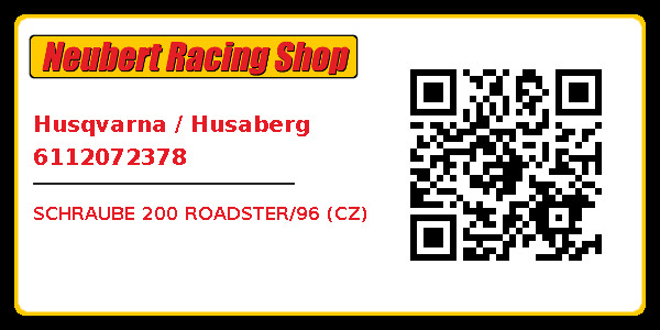 Husqvarna / Husaberg 6112072378