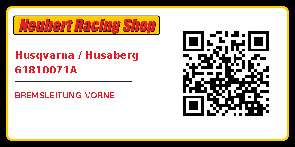 Husqvarna / Husaberg 61810071A