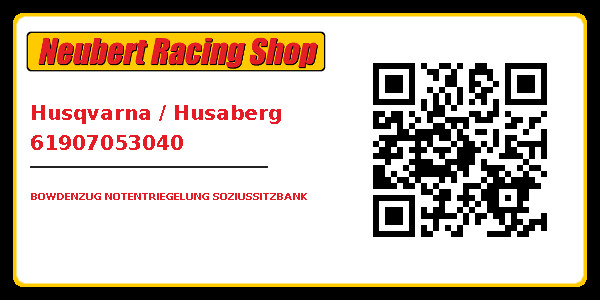 Husqvarna / Husaberg 61907053040