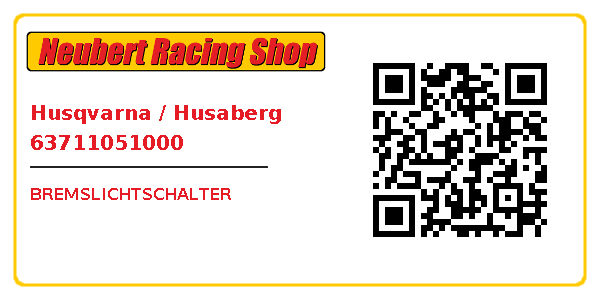 Husqvarna / Husaberg 63711051000