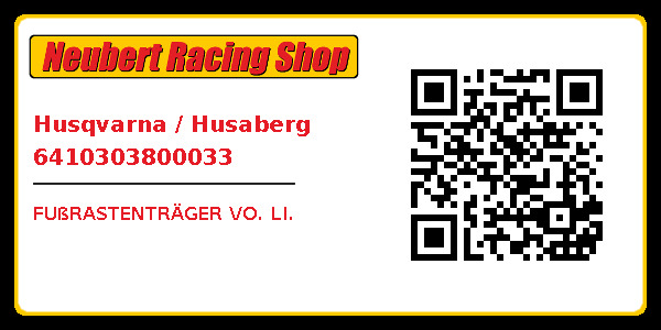 Husqvarna / Husaberg 6410303800033