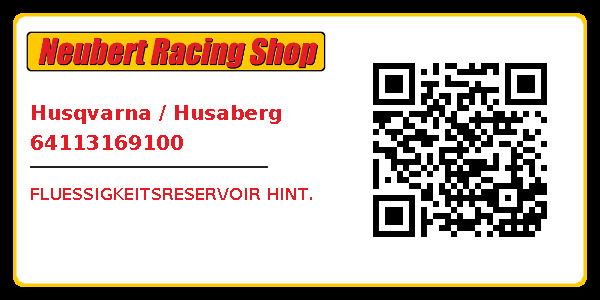 Fluessigkeitsreservoir Hint. Husqvarna / Husaberg 64113169100