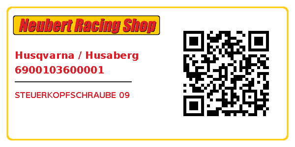 Husqvarna / Husaberg 6900103600001
