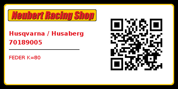 Husqvarna / Husaberg 70189005
