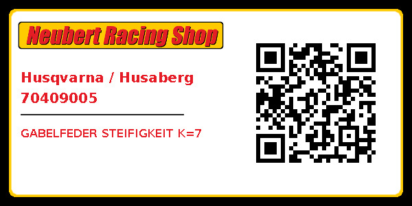 Husqvarna / Husaberg 70409005