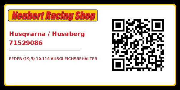 Husqvarna / Husaberg 71529086