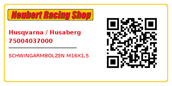 Husqvarna / Husaberg 75004037000