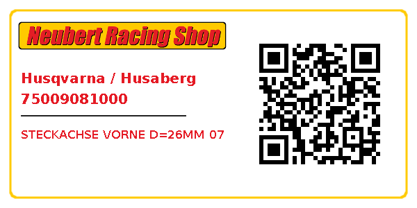Husqvarna / Husaberg 75009081000