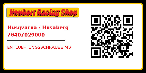 Husqvarna / Husaberg 76407029000
