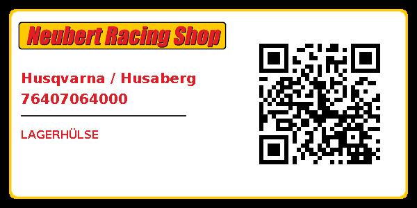 Husqvarna / Husaberg 76407064000