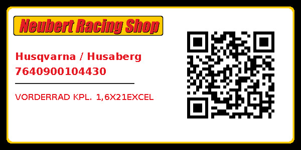 Husqvarna / Husaberg 7640900104430