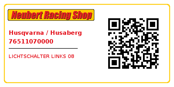 Husqvarna / Husaberg 76511070000