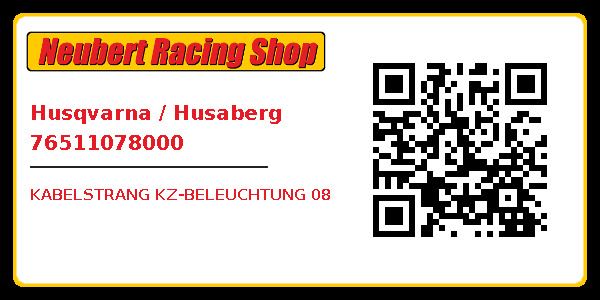 Husqvarna / Husaberg 76511078000