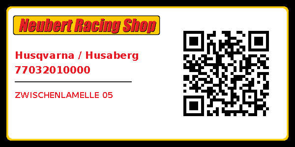 Husqvarna / Husaberg 77032010000