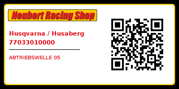Husqvarna / Husaberg 77033010000