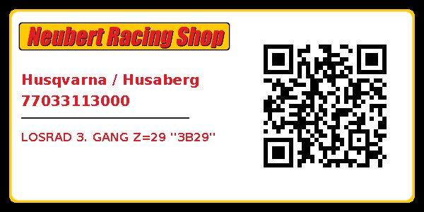 Husqvarna / Husaberg 77033113000