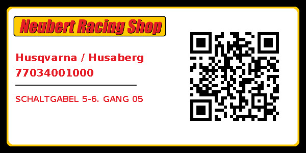 Husqvarna / Husaberg 77034001000