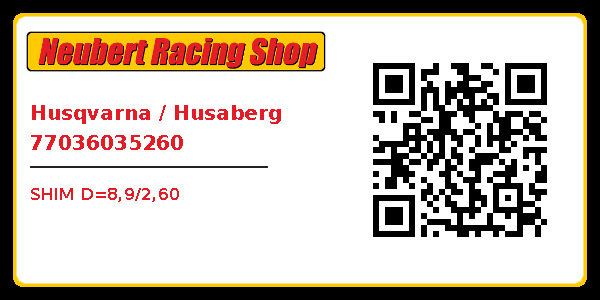 Husqvarna / Husaberg 77036035260