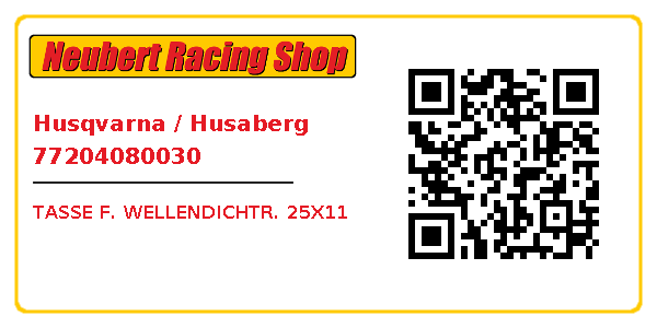 Husqvarna / Husaberg 77204080030