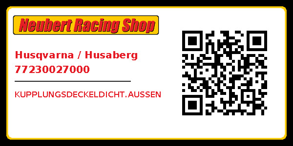 Husqvarna / Husaberg 77230027000