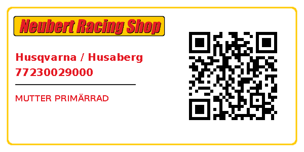 Husqvarna / Husaberg 77230029000
