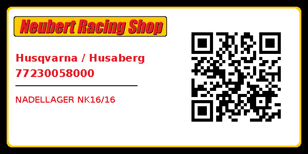 Husqvarna / Husaberg 77230058000