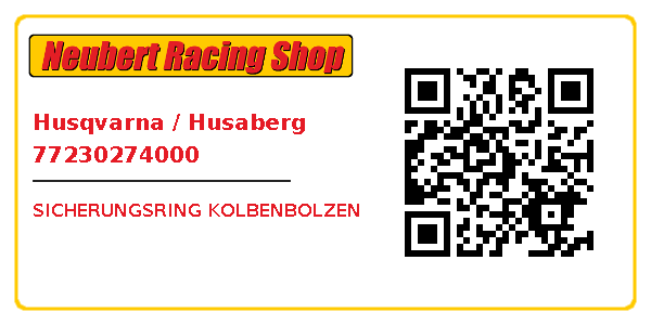 Husqvarna / Husaberg 77230274000