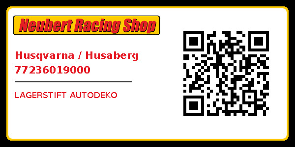Husqvarna / Husaberg 77236019000