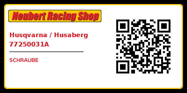 Husqvarna / Husaberg 77250031A