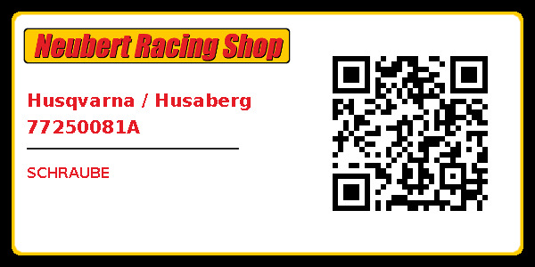 Husqvarna / Husaberg 77250081A
