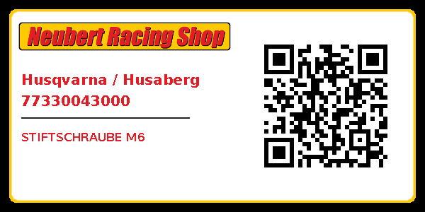 Husqvarna / Husaberg 77330043000